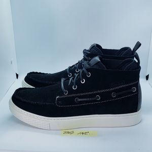 Polo Ralph Lauren Chukka 100 Black Suede Sneaker Boots Mens sz 9 / NEW MSRP $150